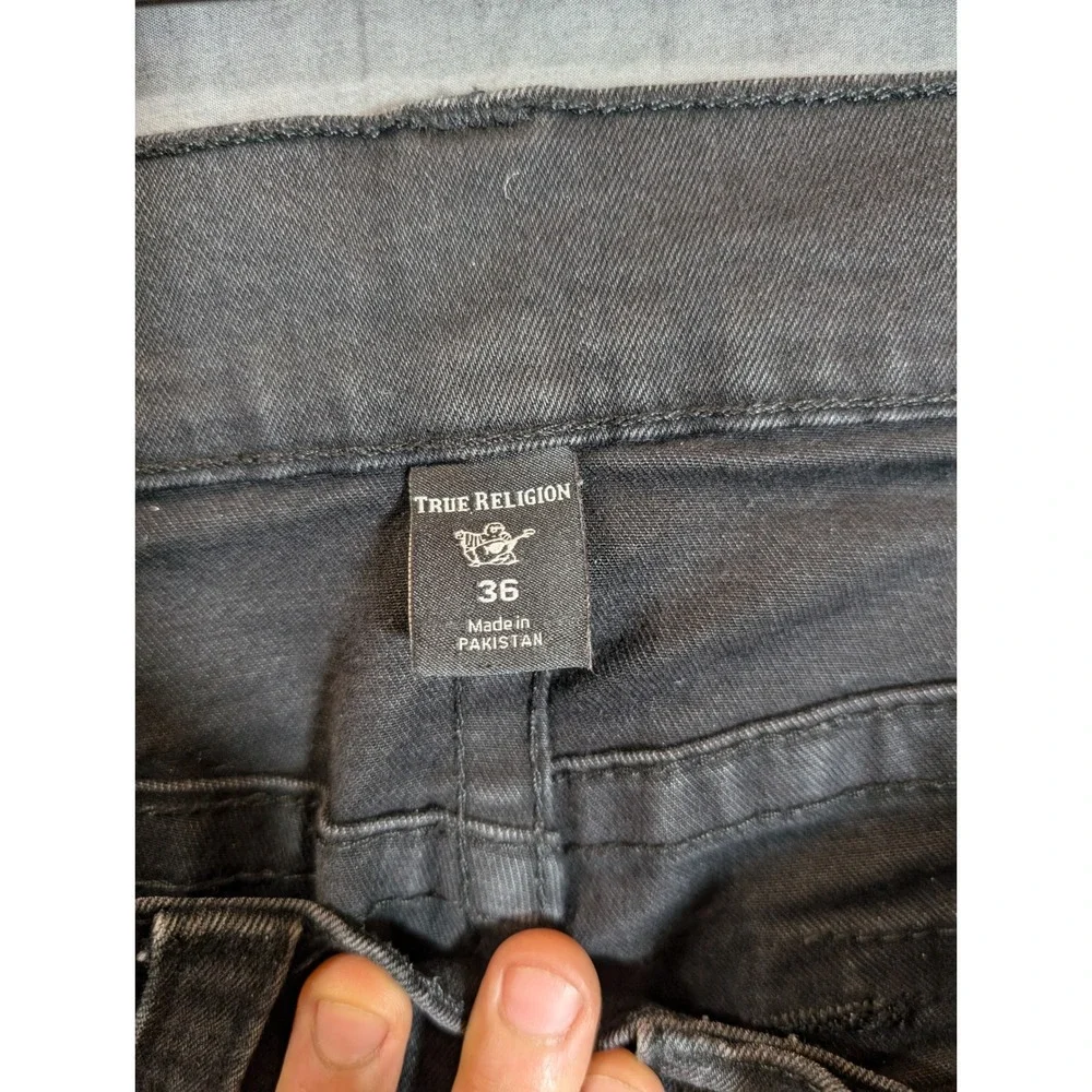 True Religion Mens Jeans‎ Dark Wash Straight Leg Size 36 Pakistan Made
